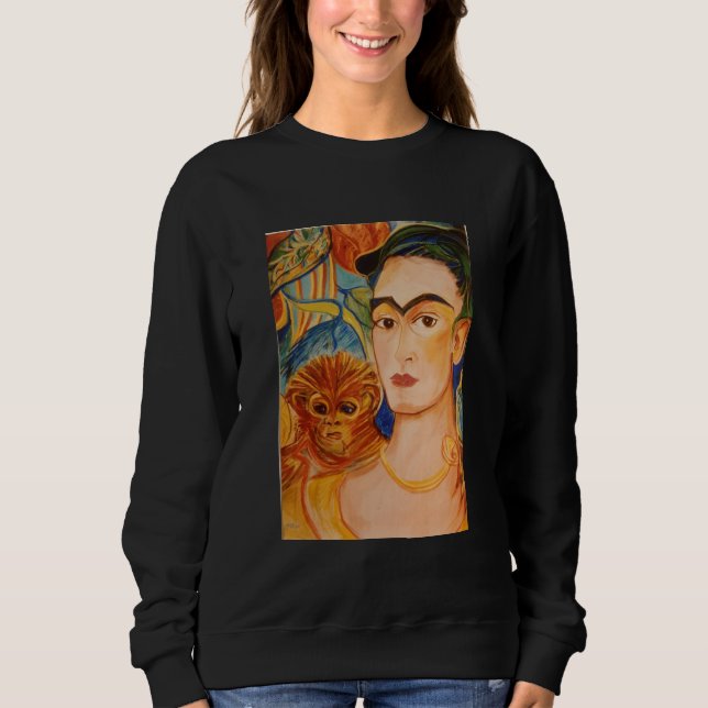 Sweatshirt d'après une toile originale de l'artiste (Devant)