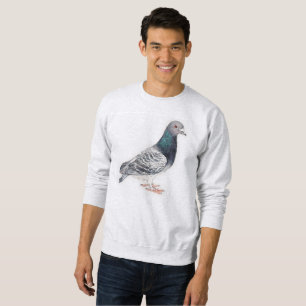 Sweatshirt d'art d'oiseau de pigeon