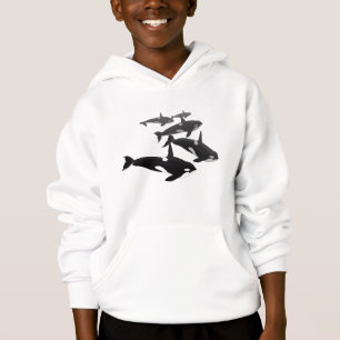 Sweatshirt d'art pour les baleines d'Orca, Sweat -