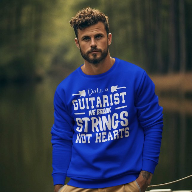 Sweatshirt Date A Guitariste  (Créateur téléchargé)