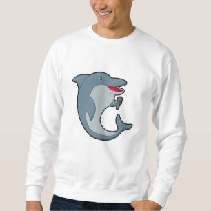 Sweatshirt Dauphin à Singer avec Microphone
