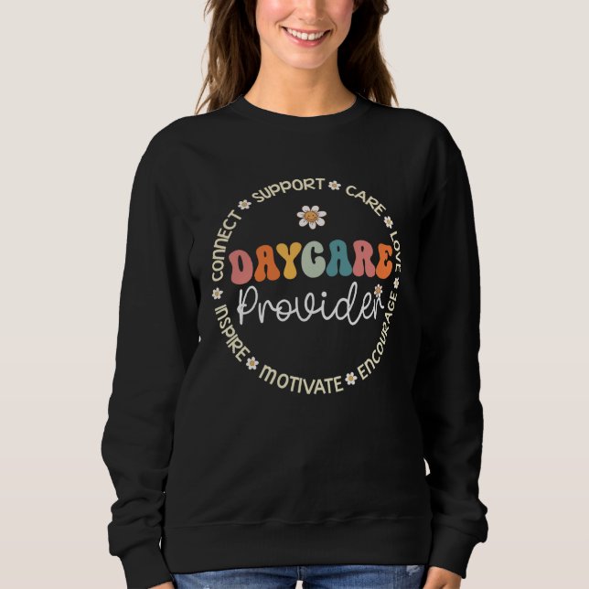 Sweatshirt Daycare Provider Appreciation Week Back to School  (Devant)