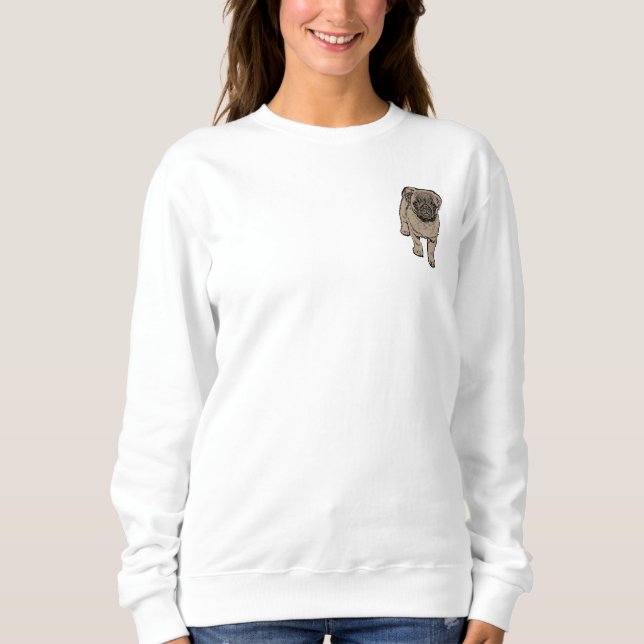 Sweatshirt de base de la poche des femmes (Devant)