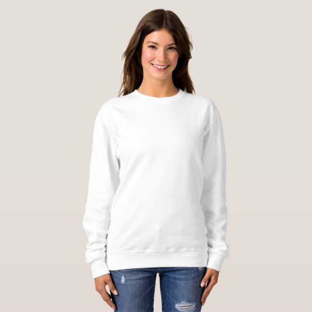 Sweatshirt de base des femmes (Devant entier)