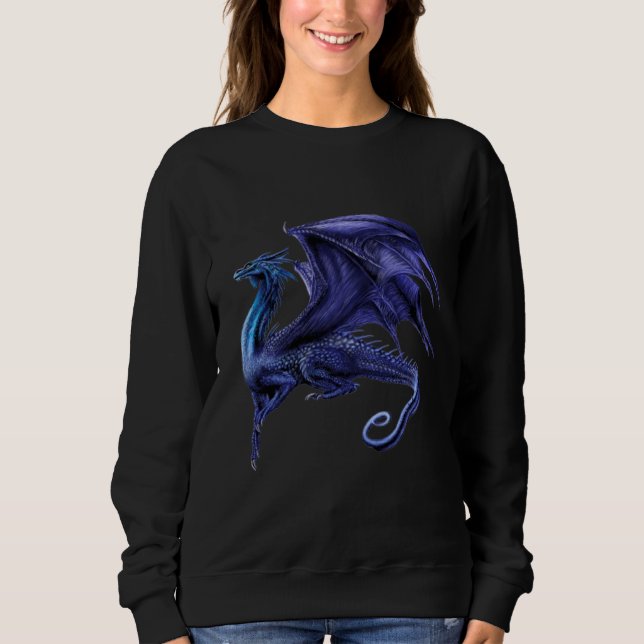 Sweatshirt de base des femmes BLUE DRAGON (Devant)