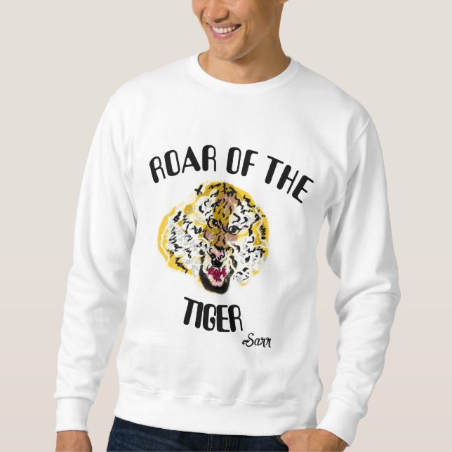 Sweatshirt de base : Le grondement du tigre (Devant)