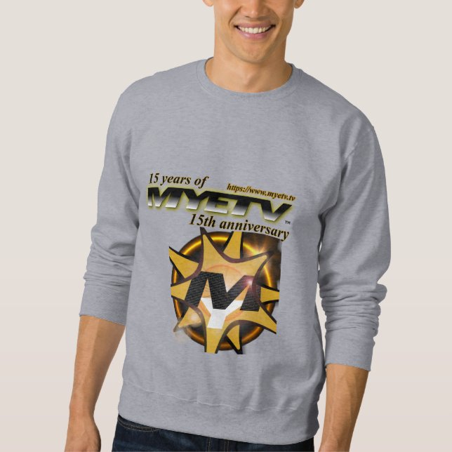 Sweatshirt de base masculin de MYETV - 15 ans (Devant)