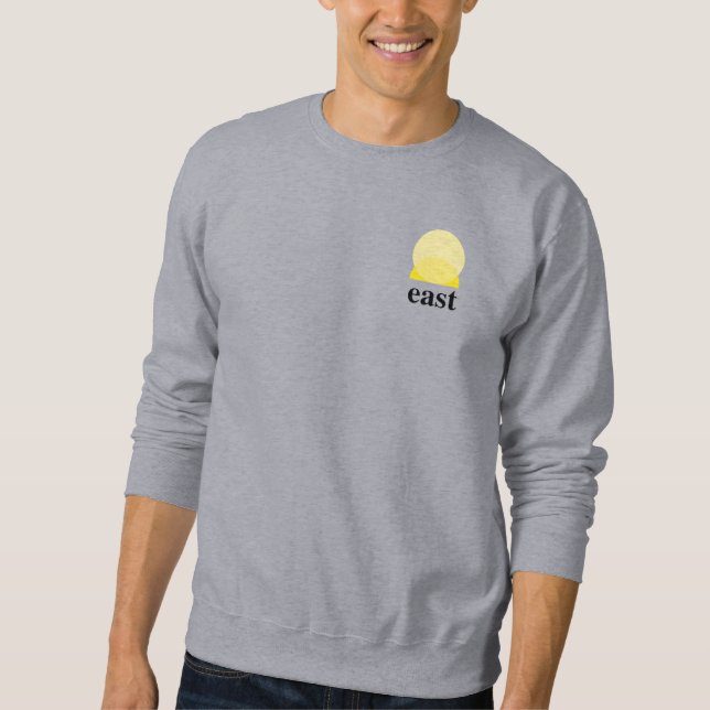 Sweatshirt de base masculin en gris (Devant)