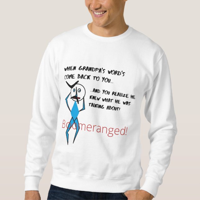 Sweatshirt de base masculin en pleine effervescenc (Devant)