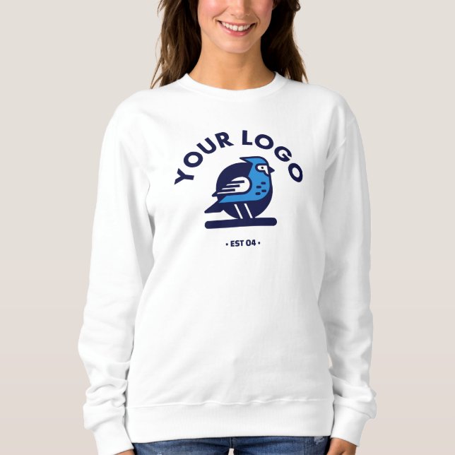 Sweatshirt de base pour femmes - Blanc (Devant)
