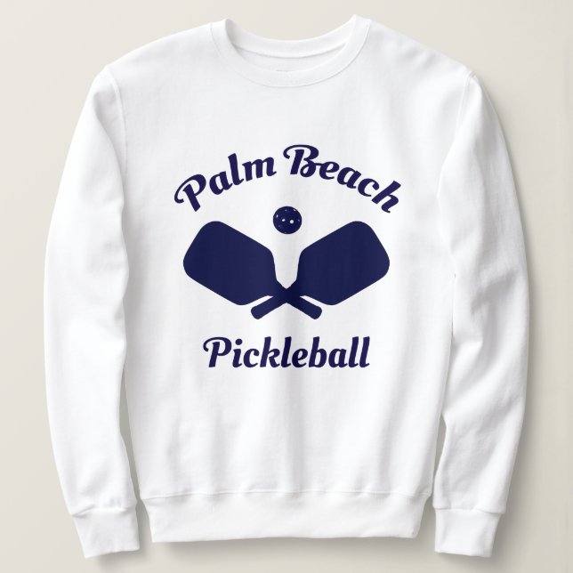 Sweatshirt de basket-ball de la Navy Palm Beach (Design devant)