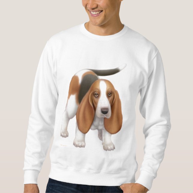 Sweatshirt de Basset Hound (Devant)