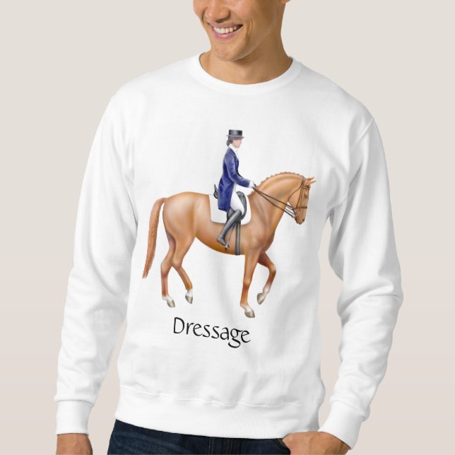 Sweatshirt de cheval de dressage (Devant)
