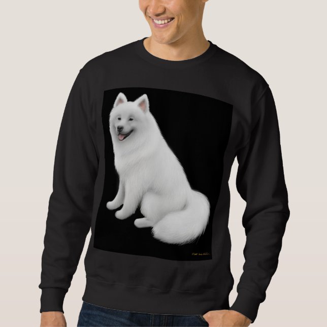Sweatshirt de chien de Samoyed (Devant)