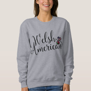 Sweatshirt de coeurs d'Entwinted d'Américain de