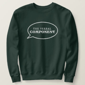 Sweatshirt de composants verbaux - Vert