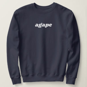 Sweatshirt de conception chrétienne d'Agape Love
