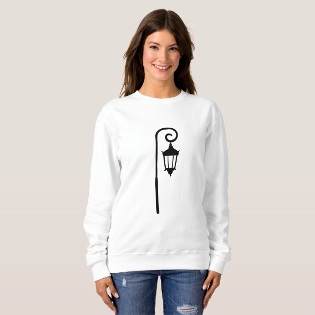 Sweatshirt de courrier de lampe de Wellesley (Devant entier)