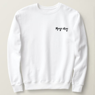 Sweatshirt de Crewneck de signature de Margie mai