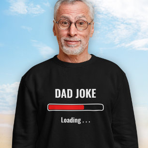 Sweatshirt de devis personnalisable - Papa Joke Ch
