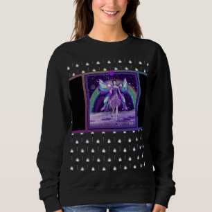 Sweatshirt de fée de pluie violette