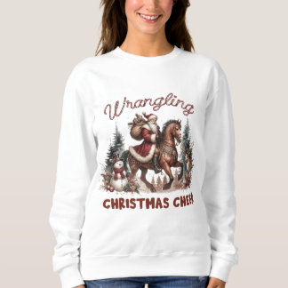 Sweatshirt de fête de Noël qui se mêle
