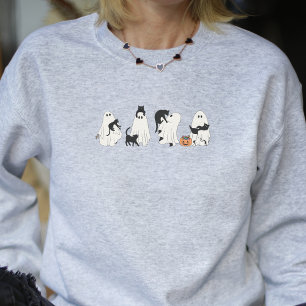 Sweatshirt de Halloween Amoureux des chats mignonn