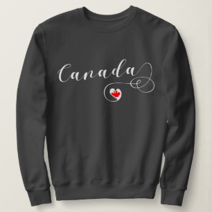 Sweatshirt de Heart Canada, drapeau canadien