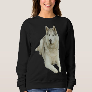Sweatshirt De Husky Mama Nom du chien personnalisé Husky Mama