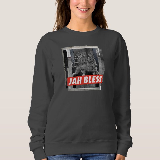 Sweatshirt de Jah Bless Rasta Reggae (Devant)