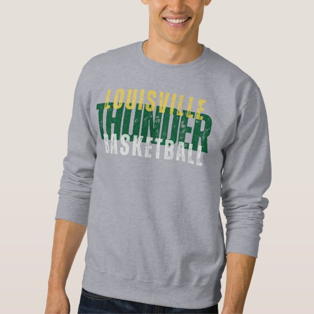 Sweatshirt de la cou de l'équipage du Thunder de L (Devant)