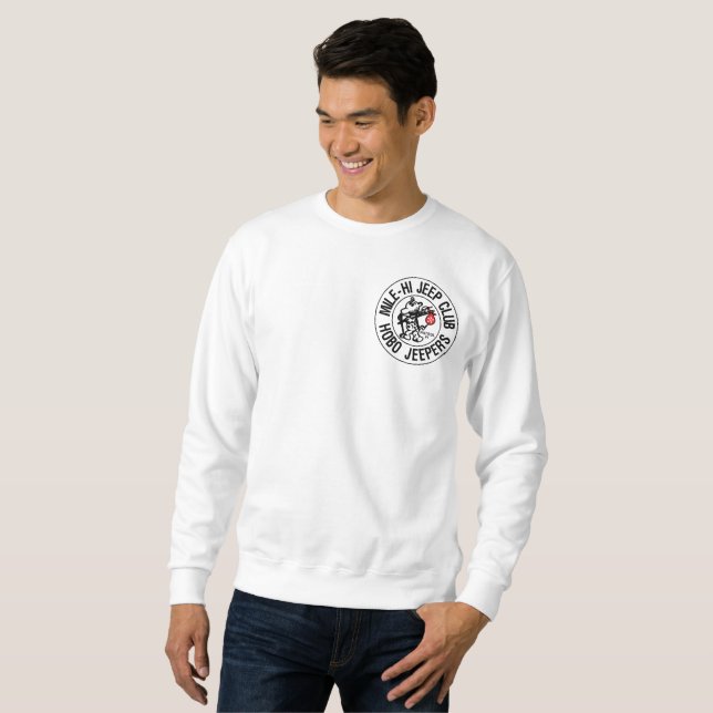 Sweatshirt de la douille des hommes de Jeepers de (Devant entier)
