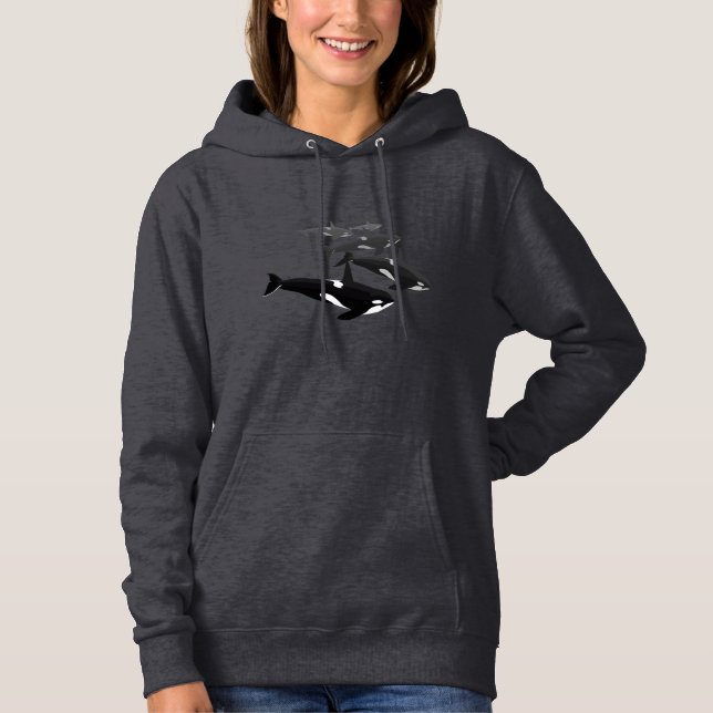 Sweatshirt de la femme Orca Sweat - shirt à capuch (Devant)
