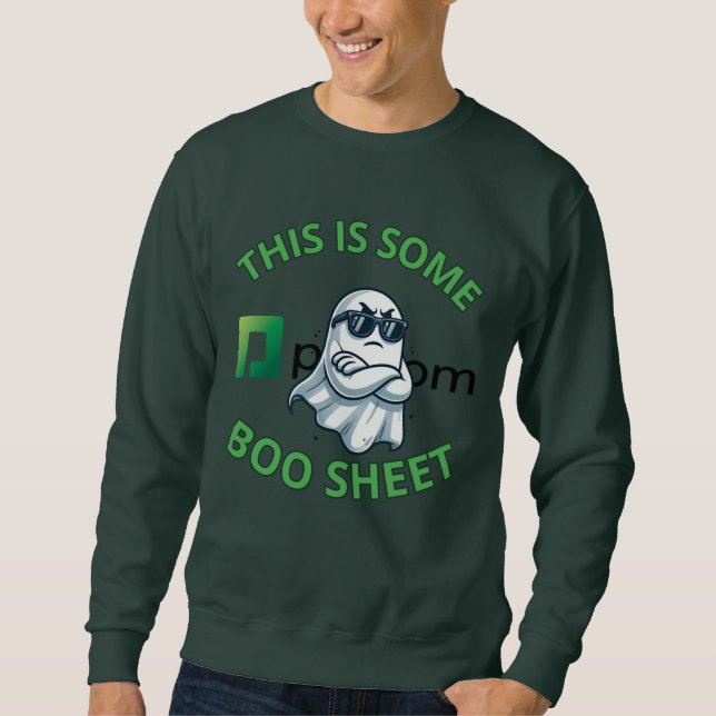 Sweatshirt de la feuille de démarrage PCOM Vert (Devant)