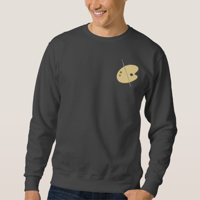 Sweatshirt de la palette d'artistes (Devant)