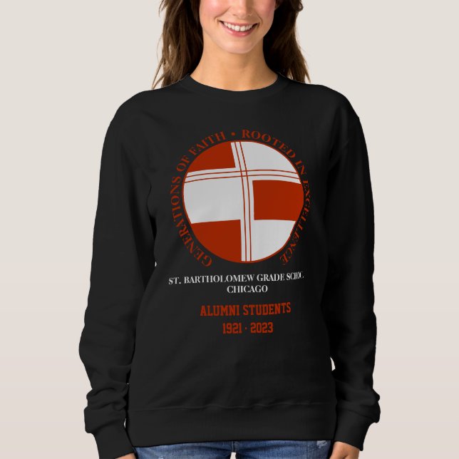 Sweatshirt de l'école secondaire St. Bartholomew (Devant)