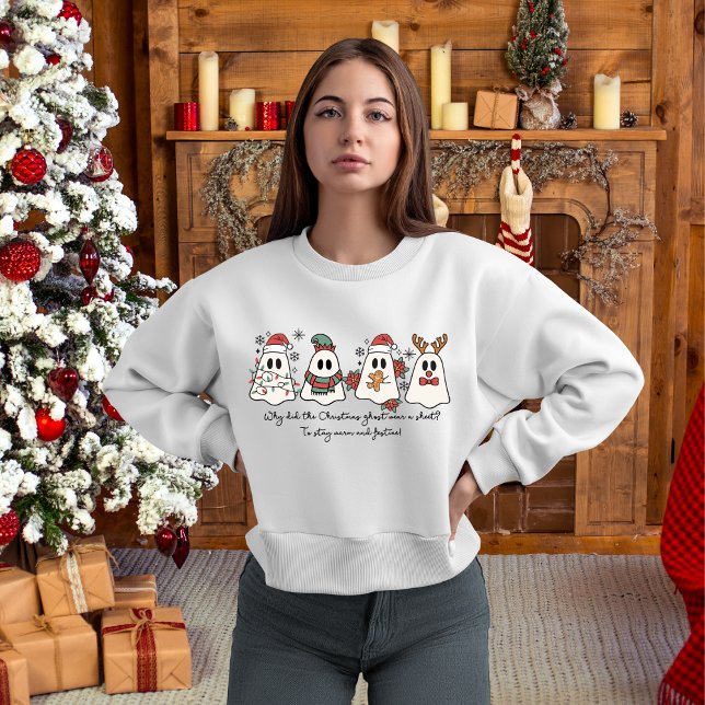Sweatshirt de l'Humour fantôme de Noël (Créateur téléchargé)