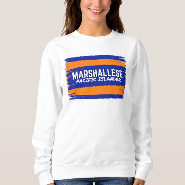Sweatshirt de l'île Marshall Pacifique (Devant)