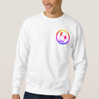 Sweatshirt de logo d'arc-en-ciel de rythme et de