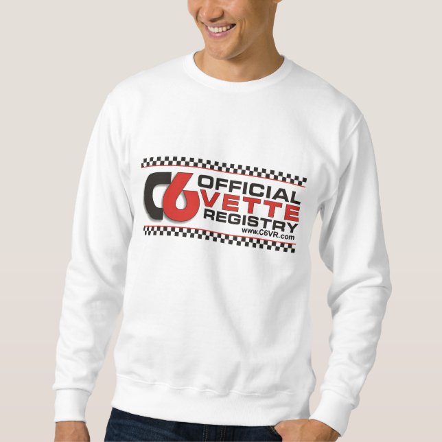 Sweatshirt de logo de C6VR (Devant)