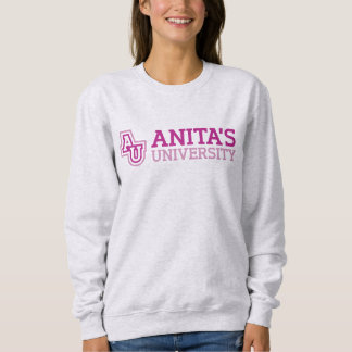 Sweatshirt de logo de l'université d'Anita