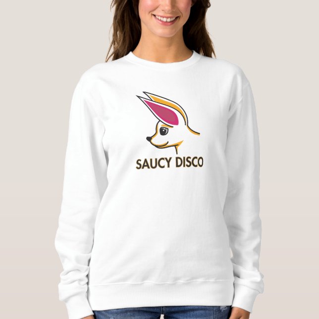 Sweatshirt de logo Saucy Disco (Devant)