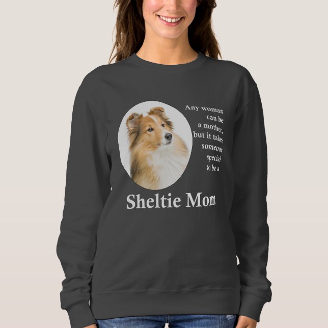 Sweatshirt de maman de Sheltie (Devant)