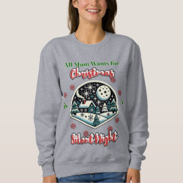 Sweatshirt de Noël de nuit silencieux