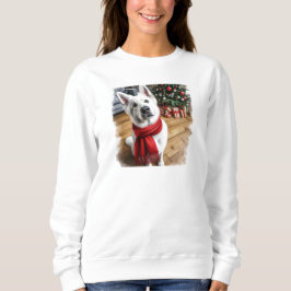 Sweatshirt de Noël des femmes bergers allemandes