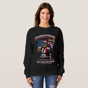 Sweatshirt de Noël des femmes Père Noël   Holiday 