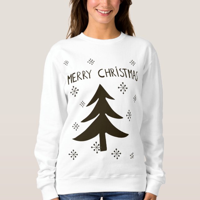 Sweatshirt de Noël Générique Plus Taille Sweatshir (Devant)