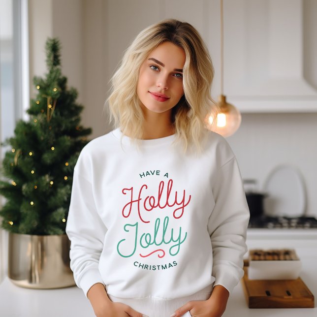 Sweatshirt de Noël Holly Jolly (Créateur téléchargé)