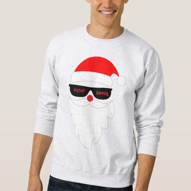 Sweatshirt de Noël, Ya sale animal, Sweater (Devant)