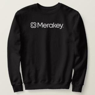 Sweatshirt de noir de logo de Merakey